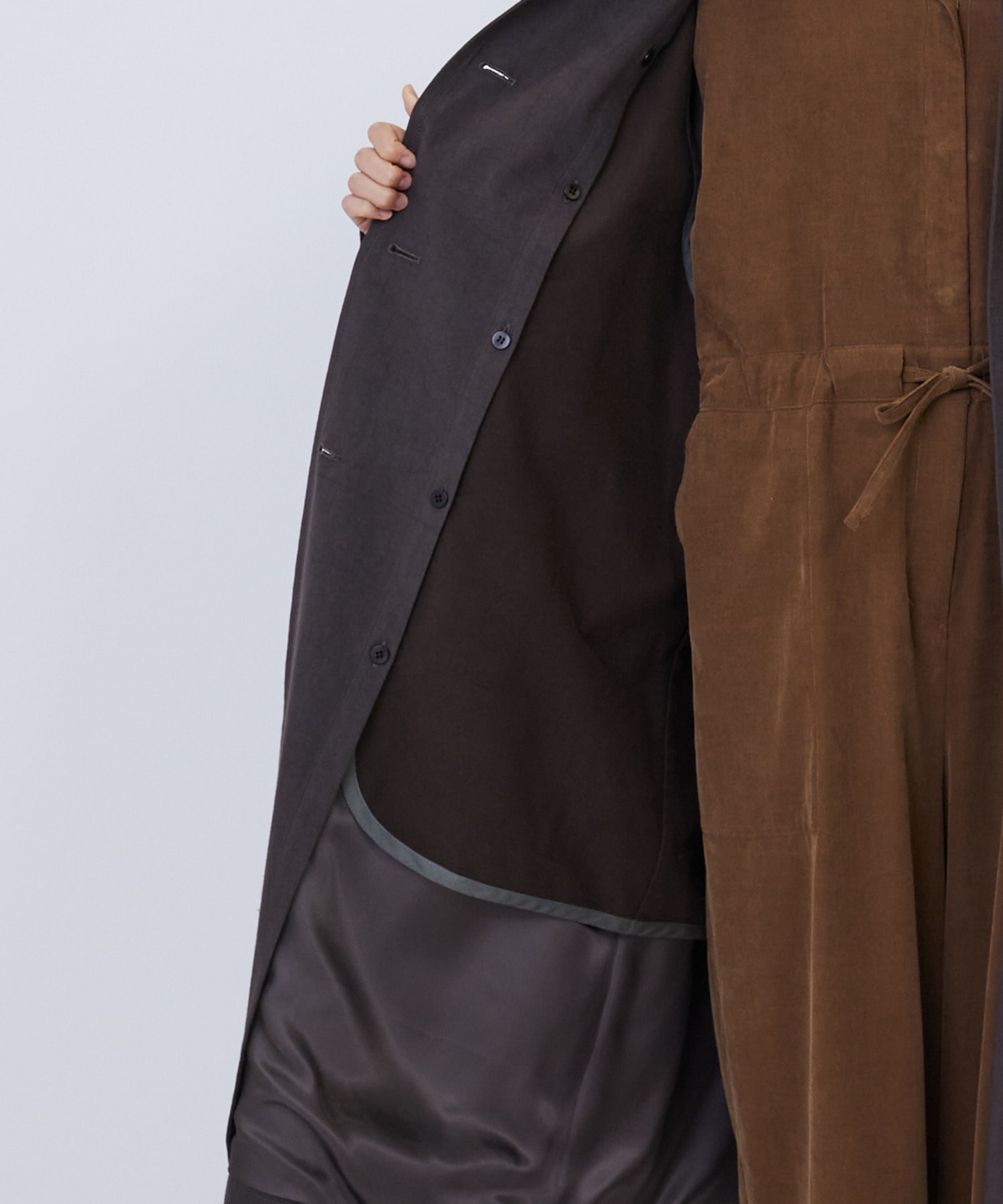 グランジコットンポプリンステンカラーコート｜BIGI online store