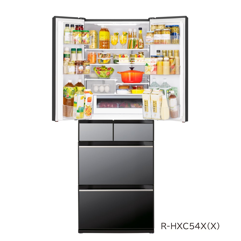 冷蔵庫（540L）R-HXC54X X(クリスタルミラー): キッチン家電/日立の
