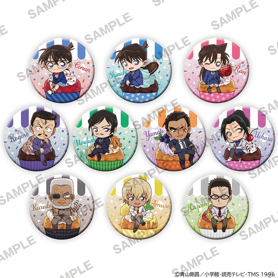 雲*)様 青山剛昌ふるさと館 名探偵コナン 缶バッジ 入場特典