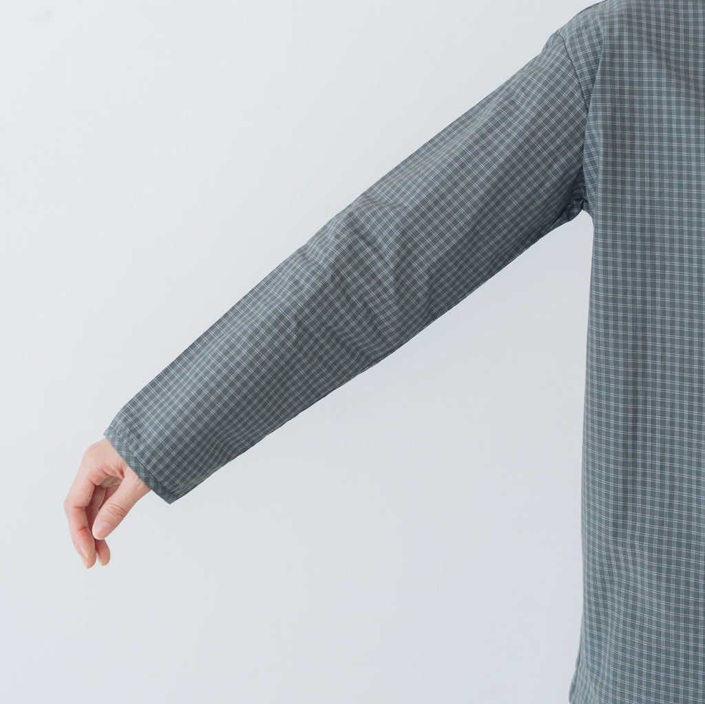 Yoli Check simple blouse ｜くらすこと公式オンラインストア