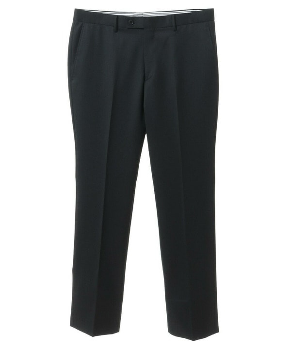 ウールポリエステルギャバジンスーツセットアップ（同素材ベストあり