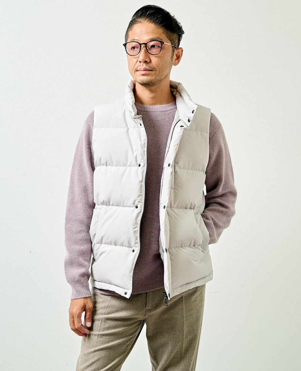マットタフタダウンベスト｜MEN'S MELROSE（メンズメルローズ）｜商品