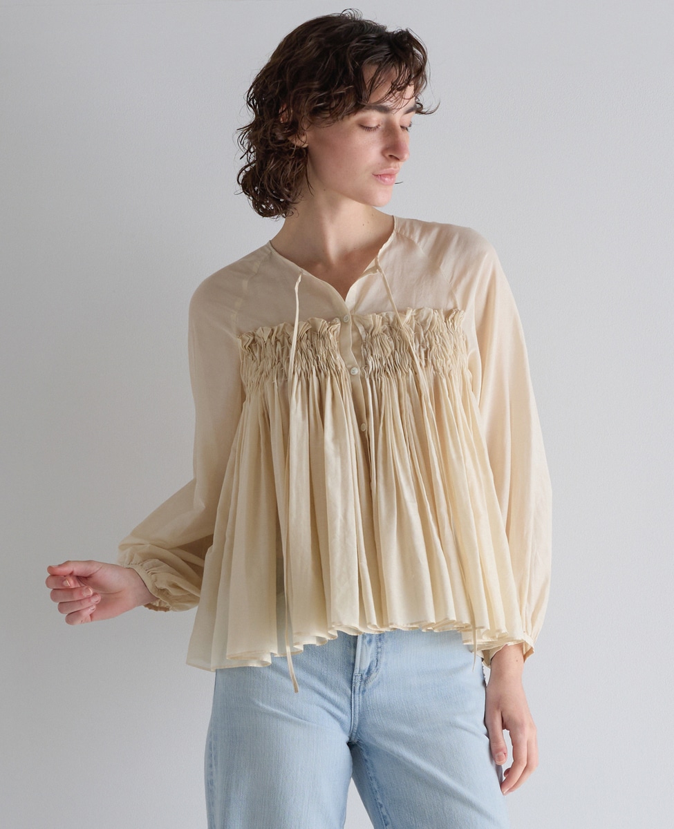 プリーツブラウス｜martinique（マルティニーク）｜商品詳細