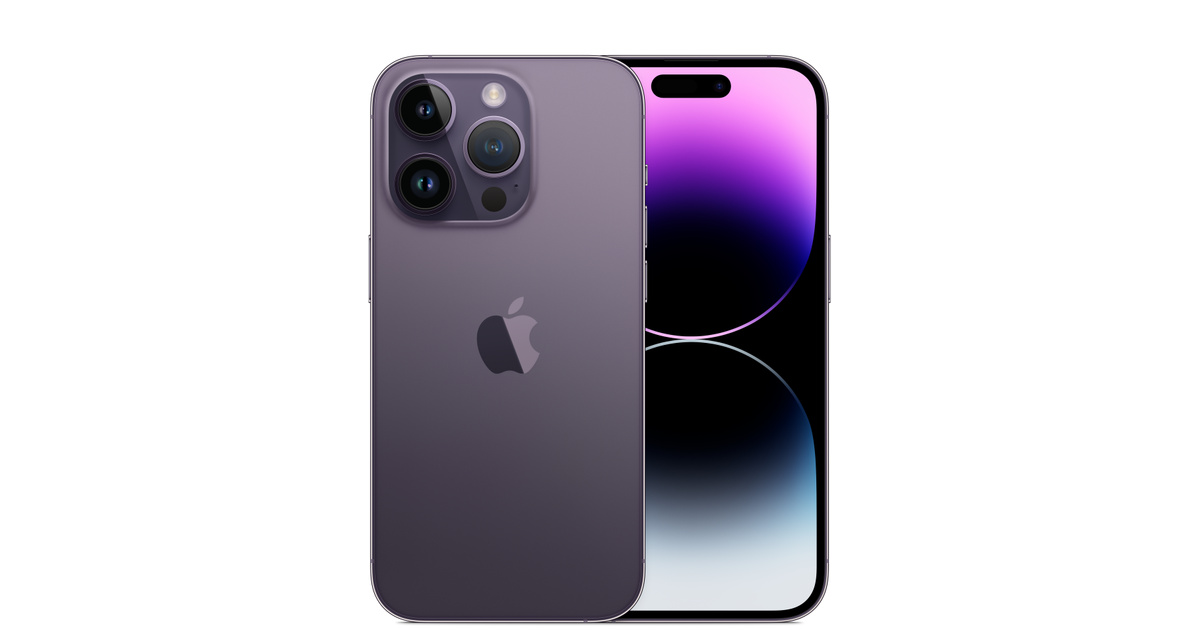 iPhone 14pro 256gb SIMフリー ディープパープル レンタル] Apple