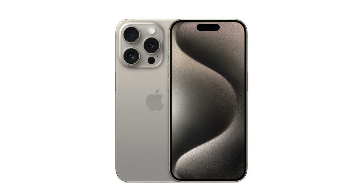 iPhone 15 Pro 256GB - ナチュラルチタニウム（SIMフリー）[整備済製品