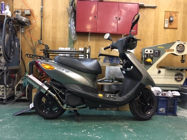 4ストジョグレース用マフラー | ガレージバルのExhaust Lab(排気研究所）