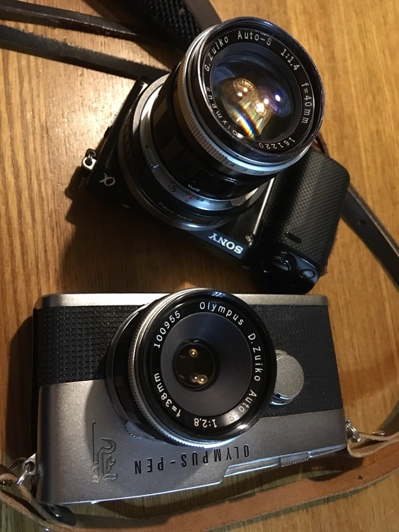 今日の主役は元祖OLYMPUS-PEN F 花文字モデル | 今だからのんびり