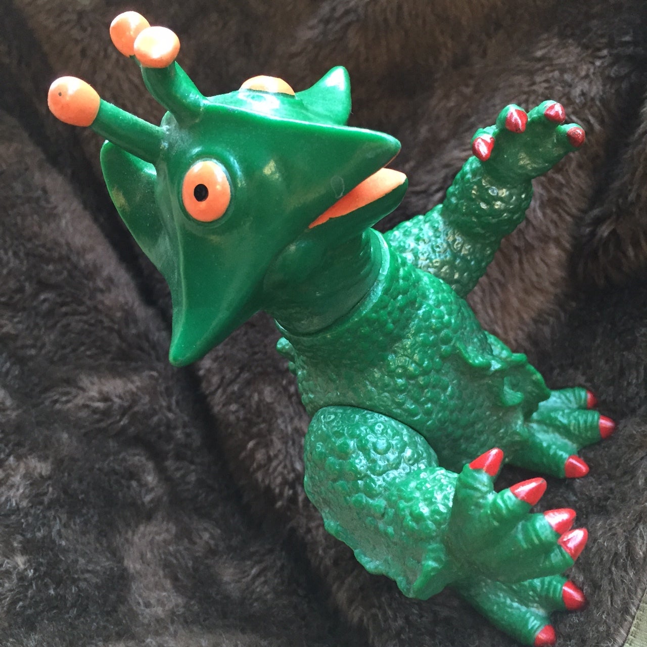 マルサン製 ギララ 復刻版スタンダードサイズ | 怪獣玩具とカタナと