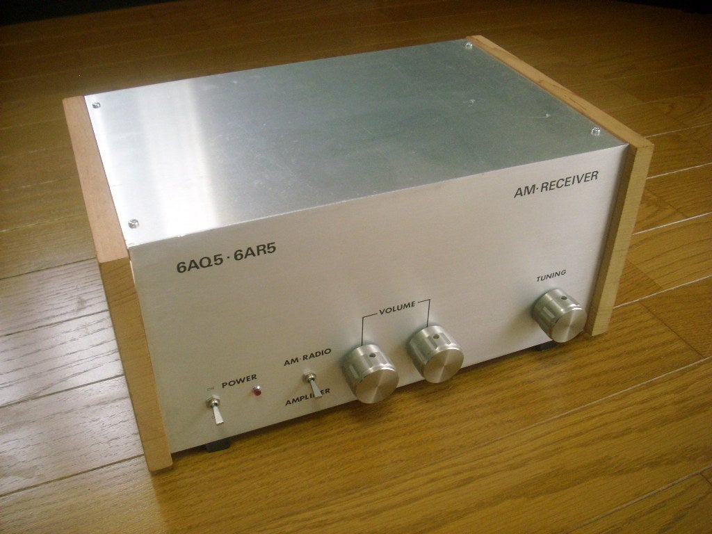 6AR5/6AQ5 チューナー付アンプ | 真空管アンプの自作/クラシック音楽