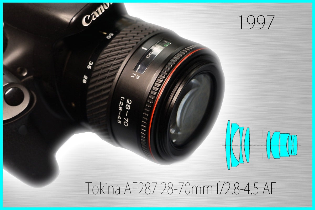 トキナー「Tokina AF287 28-70mm f2.8-4.5 AF」分解清掃・作例