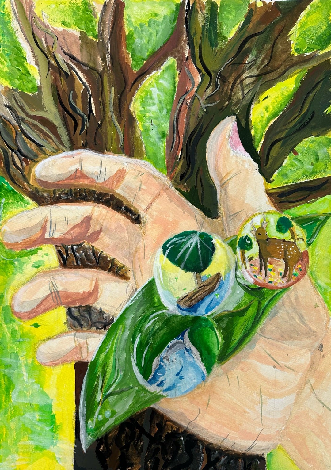 中学生入選】令和6年度静岡県国土緑化運動・育樹運動ポスター原画