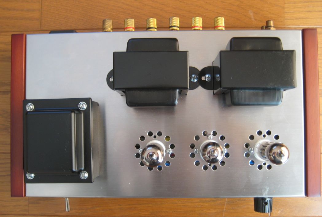 EL84(6BQ5)/6R-P15 兼用シングル・アンプの製作②/完成しました