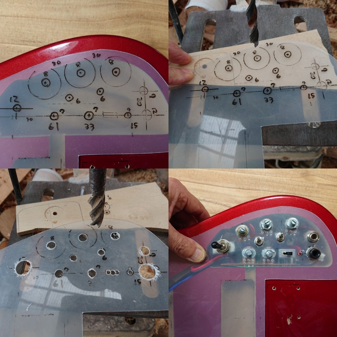 SYNSONICSエレキギターのカスタム その③ | 蜂坊主のブログ Bee's