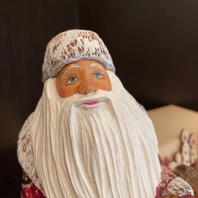 木彫りサンタクロースと熊♡ | ロシア雑貨「マリンカ」 店主のブログ