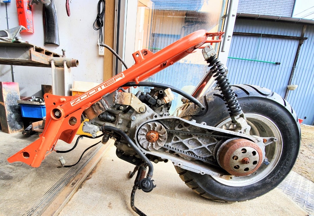 ズーマーフレーム加工 (￣ー￣) | Works Watanabeのブログ