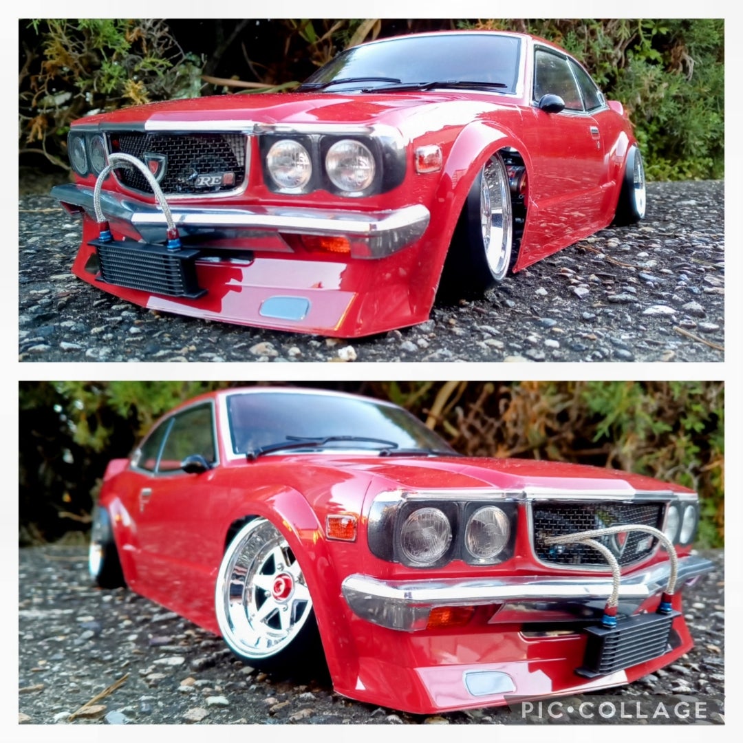 ABCホビー マツダ サバンナ RX-3 GT 新品塗装済未走行ボディー