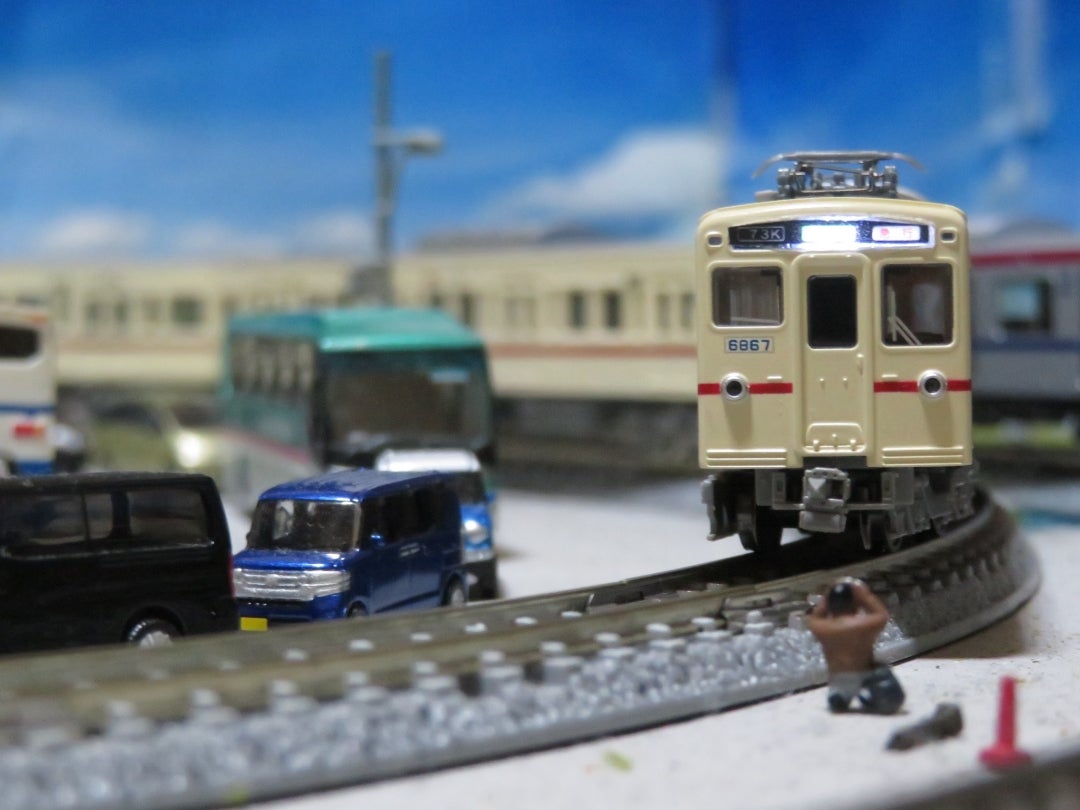 鉄道模型】GM京王6000系の先頭車をマイクロエース製増結用先頭車に組成