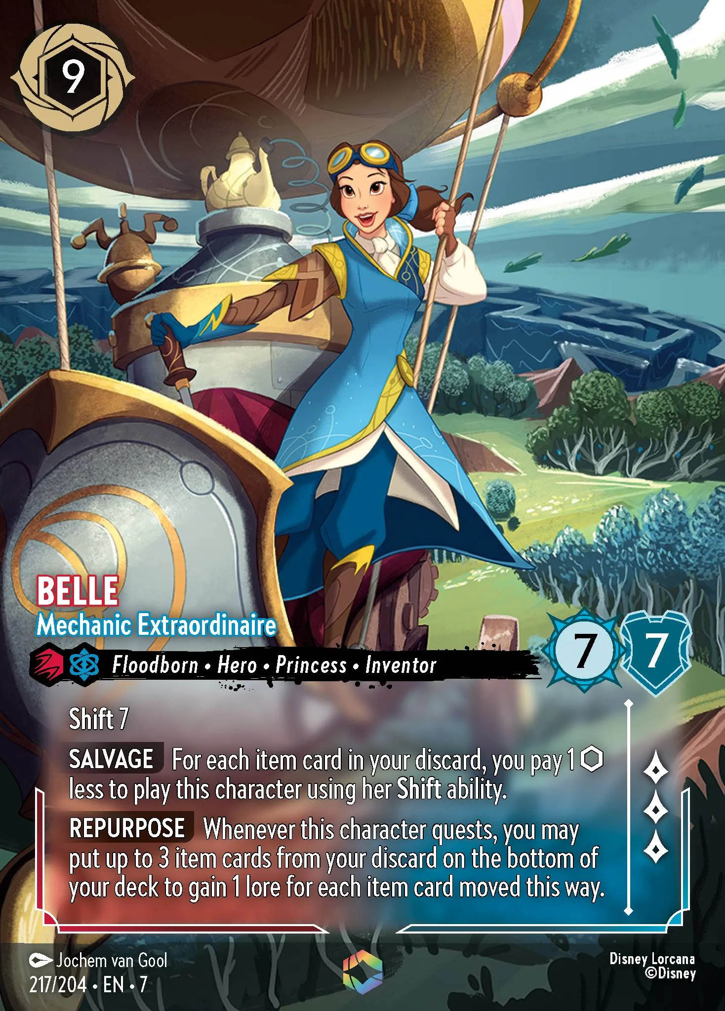 001-142 Belle - Strange but Special Lorcana Card | Disney Lorcana