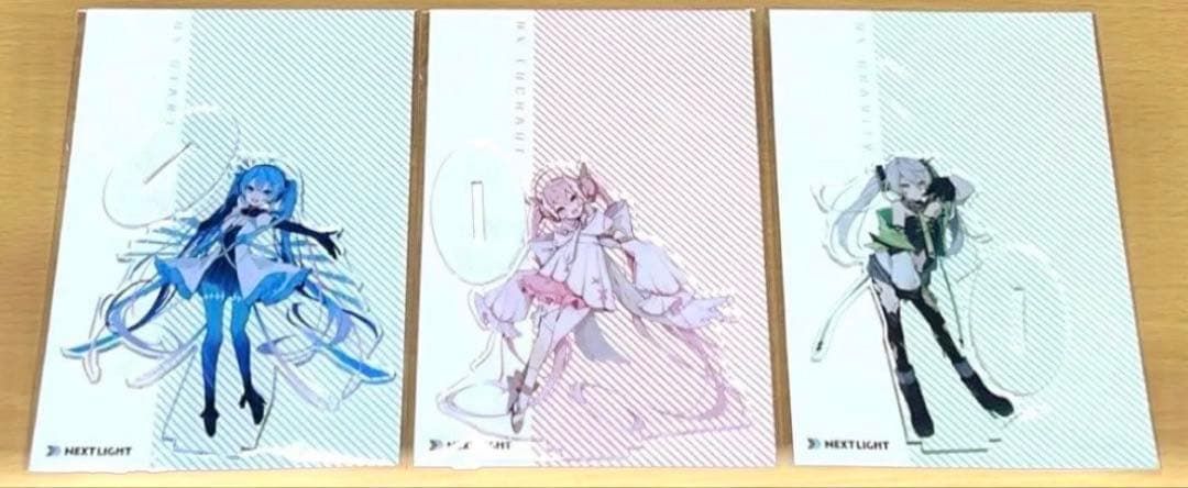 初音ミク アクリルスタンド NEXTLIGHT 3個セット 初音ミク x 三月獸「游园序曲シリーズ」BIGアクリルスタンド | Nekotani