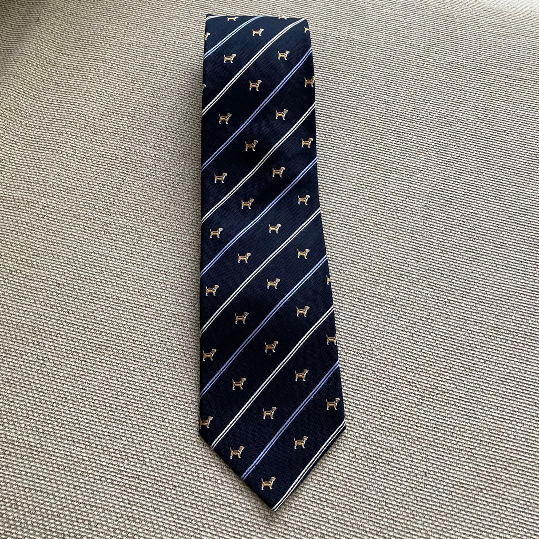 DAKS ダックス ネクタイ DOG 犬柄 - メルカリ