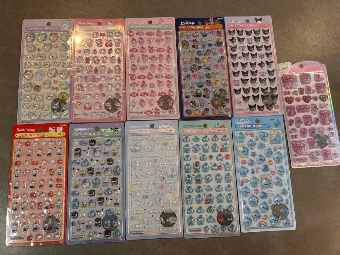ボンボンドロップシール、うるちゅる　セット ボンボンドロップシール #うるちゅるポップシール 人気の柄が今なら