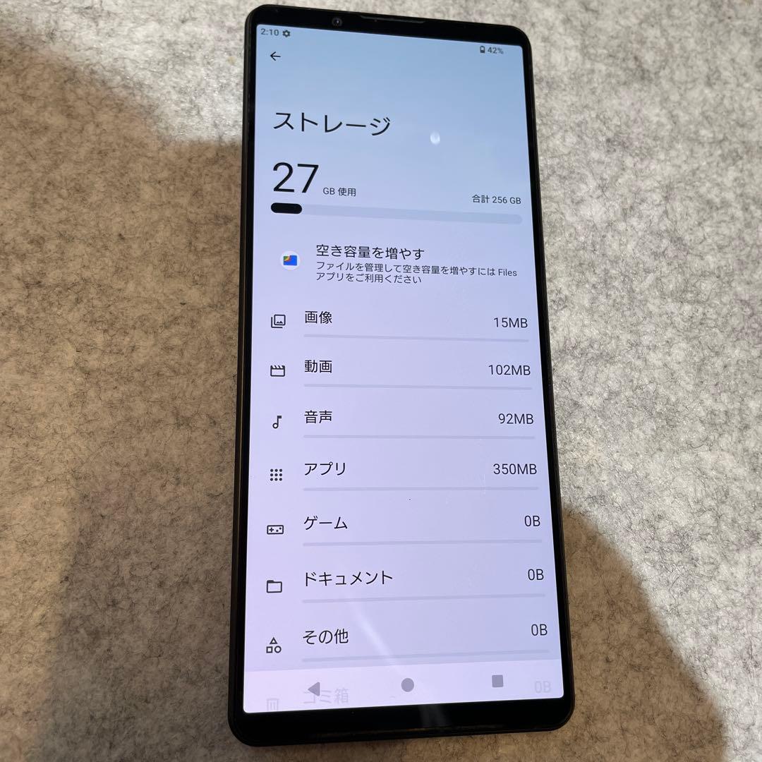 P001 au SIMフリー Xperia 1 V SOG10 中古】Xperia 1 II 128GB