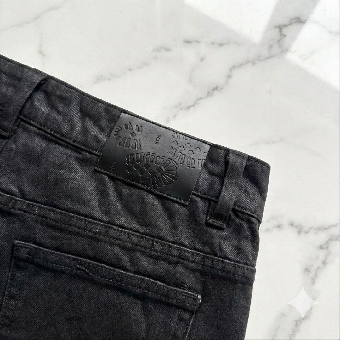 goar.archive STRAPPED BAGGY OIL PANTS S - メルカリ