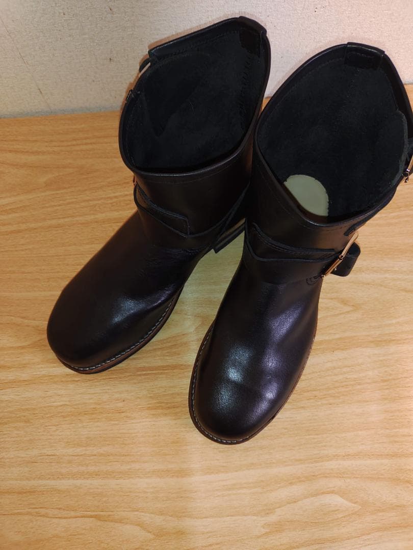 【最終処分価格!】HAWKINS 黒 レザー エンジニアブーツ 25.5Cm