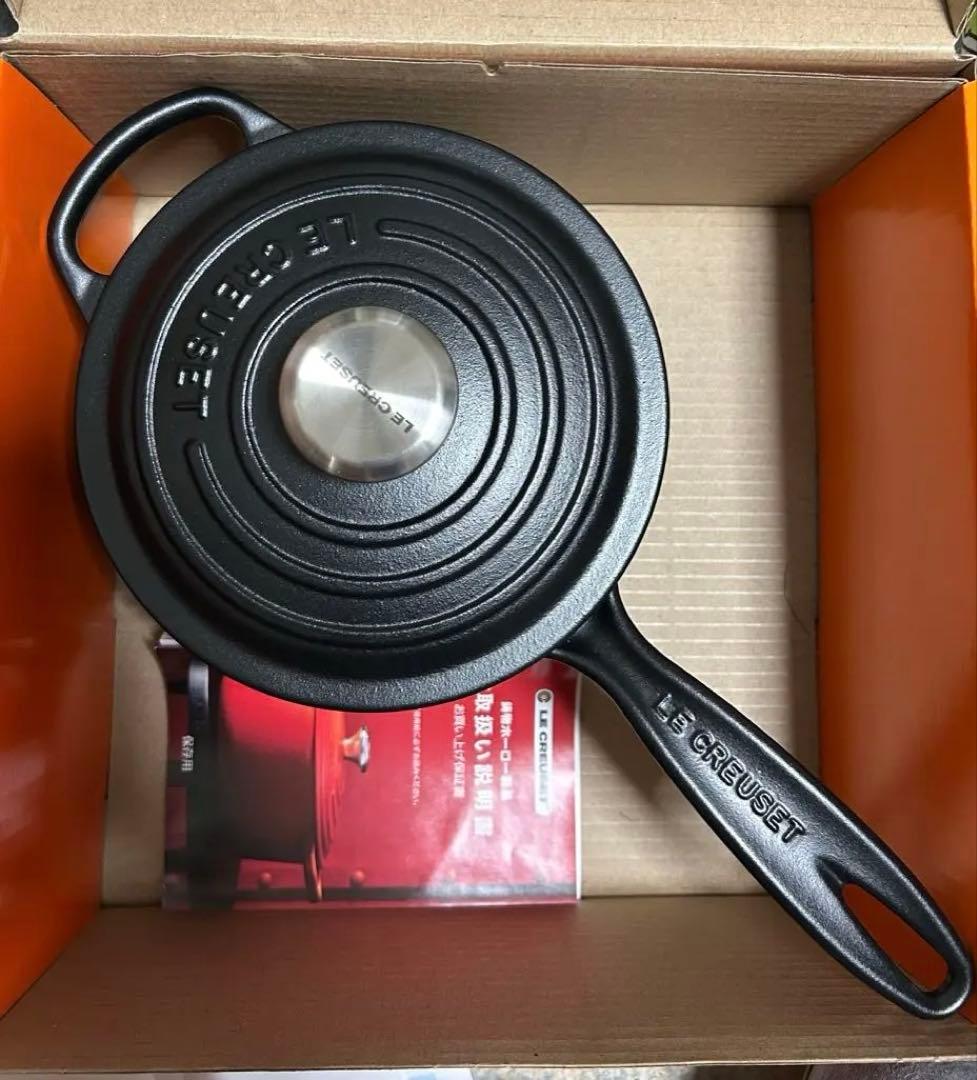 レア】ルクルーゼ シグニチャーソースパン 16cm マットブラック 黒