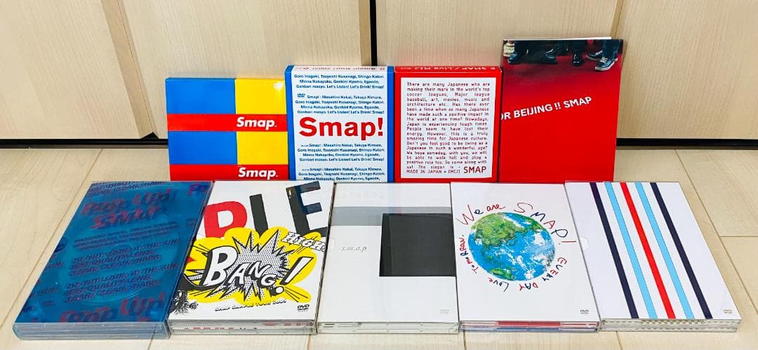 SMAP スマップ ライブ DVD 9枚セット 限定版 - メルカリ