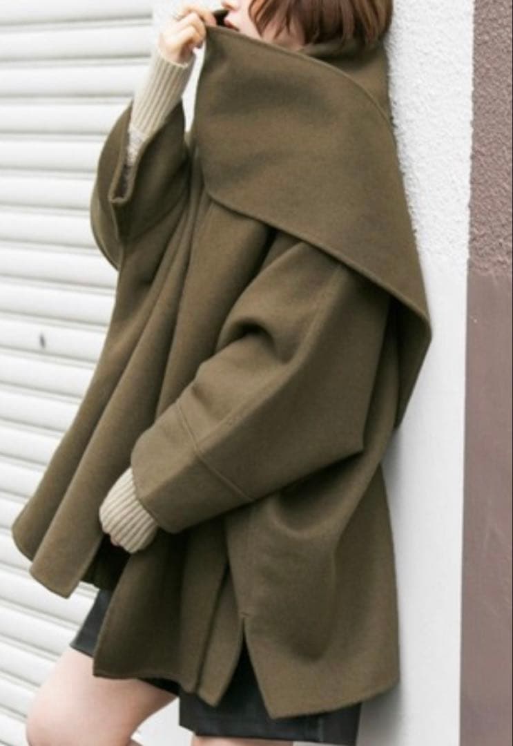 KBF ストールマントリバーコート オリーブグリーン Mサイズ - メルカリ