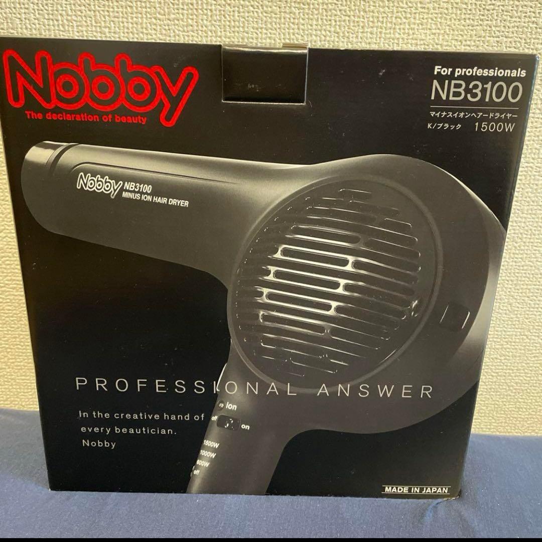 NOBBY ノビードライヤーNB3100 1500w Amazon.co.jp: ノビー(Nobby) マイナスイオンヘアドライヤー NB3100 大