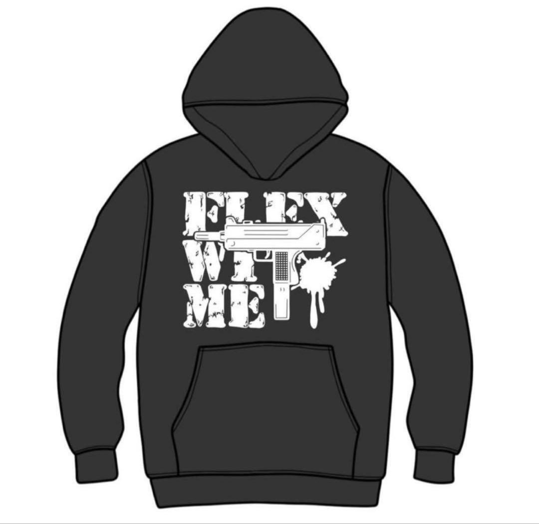 flexwitme パーカー yokosquad flex wit me - メルカリ