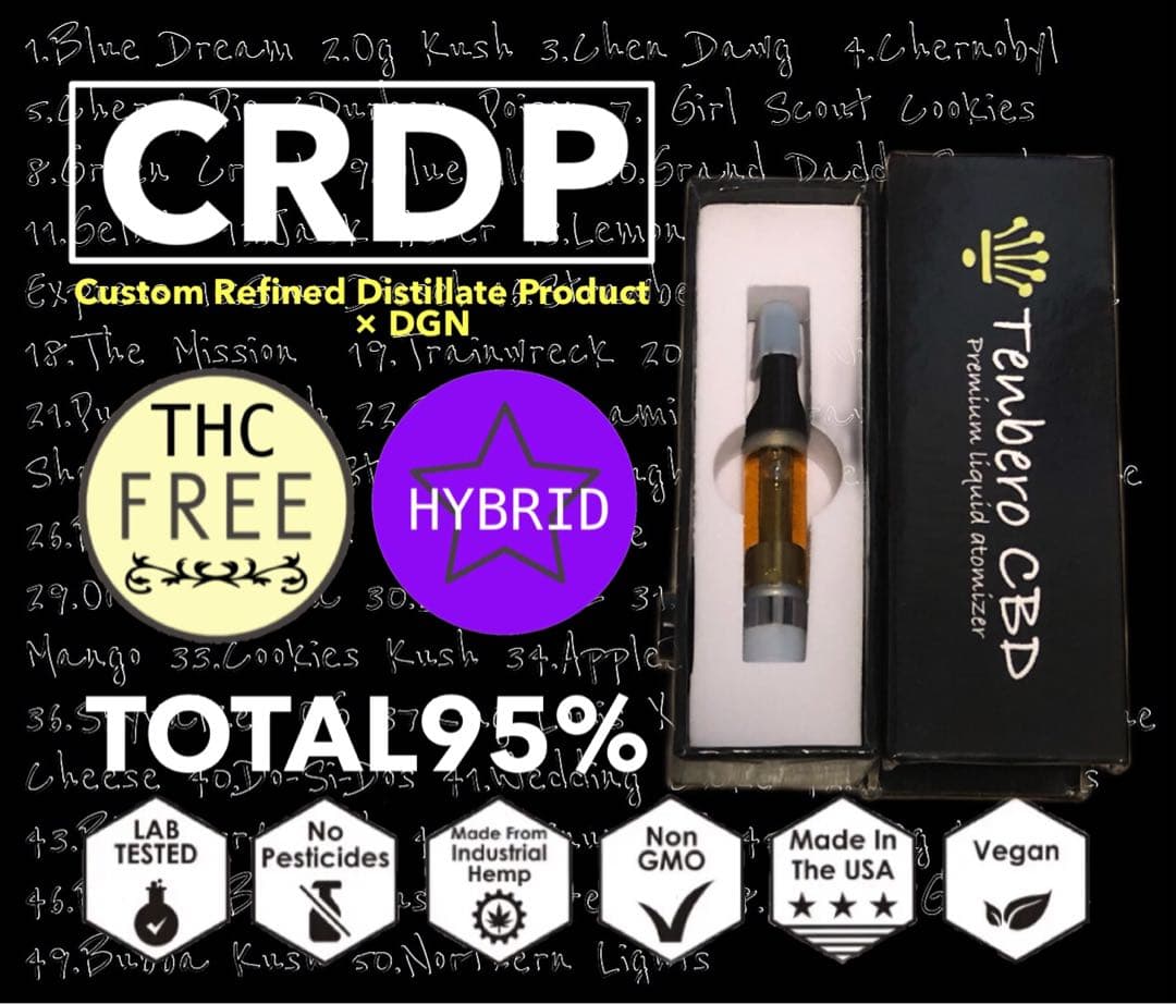 CRDP×DGNリキッド 1ml Og Kush Amazon | 【ラベルレス仕様の中身勝負】 CRDP リキッド 1.0ml 高濃度