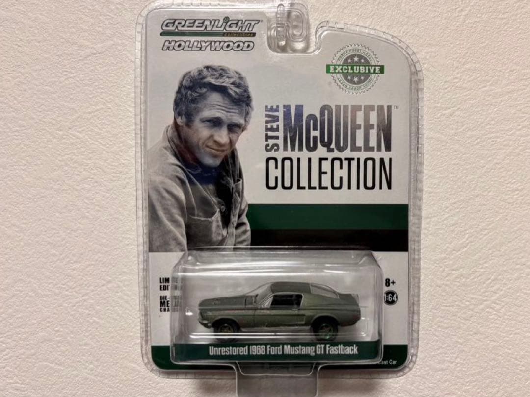 グリーンライト チェイス 1968 フォード マスタングGT FB マックイーン