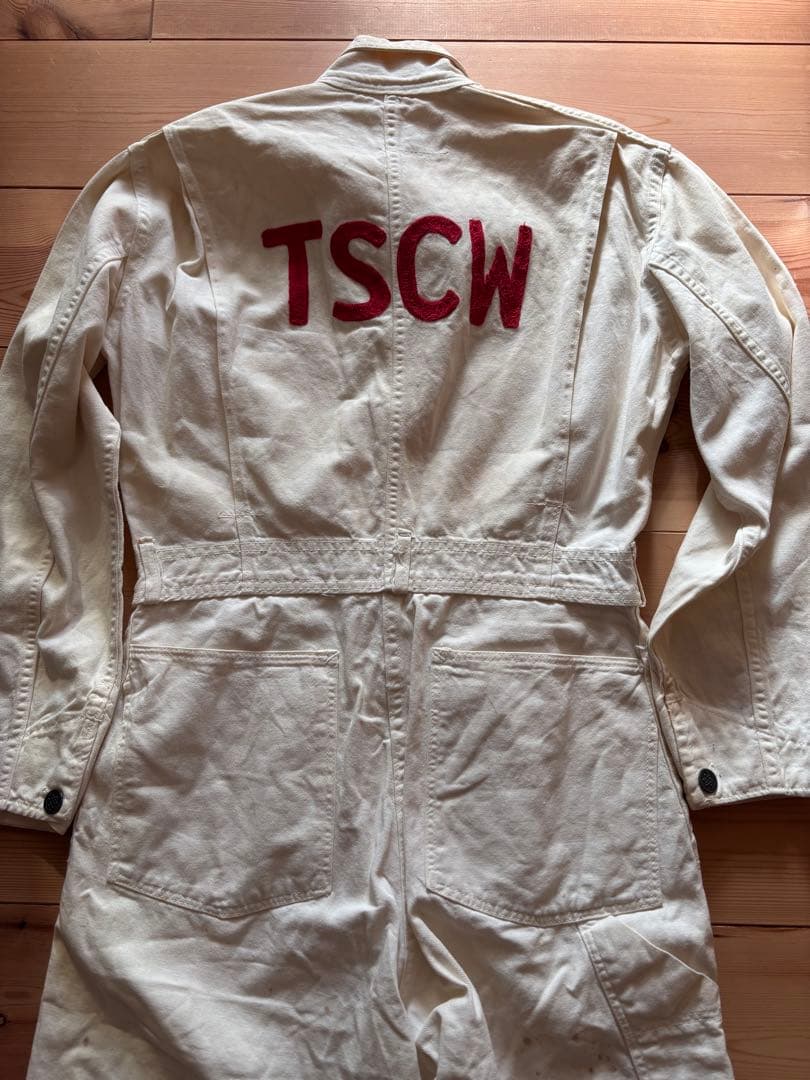 40s 50s known オールインワン つなぎ チェーンステッチ - メルカリ