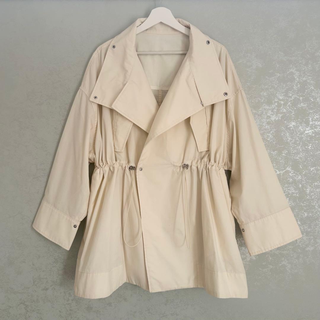 Adam et Rope' アダムエロペ スタンドカラーハーフモッズコート ADAM ET ROPE'｜【WEB限定】・【サステナブル】スタンドカラーハーフ