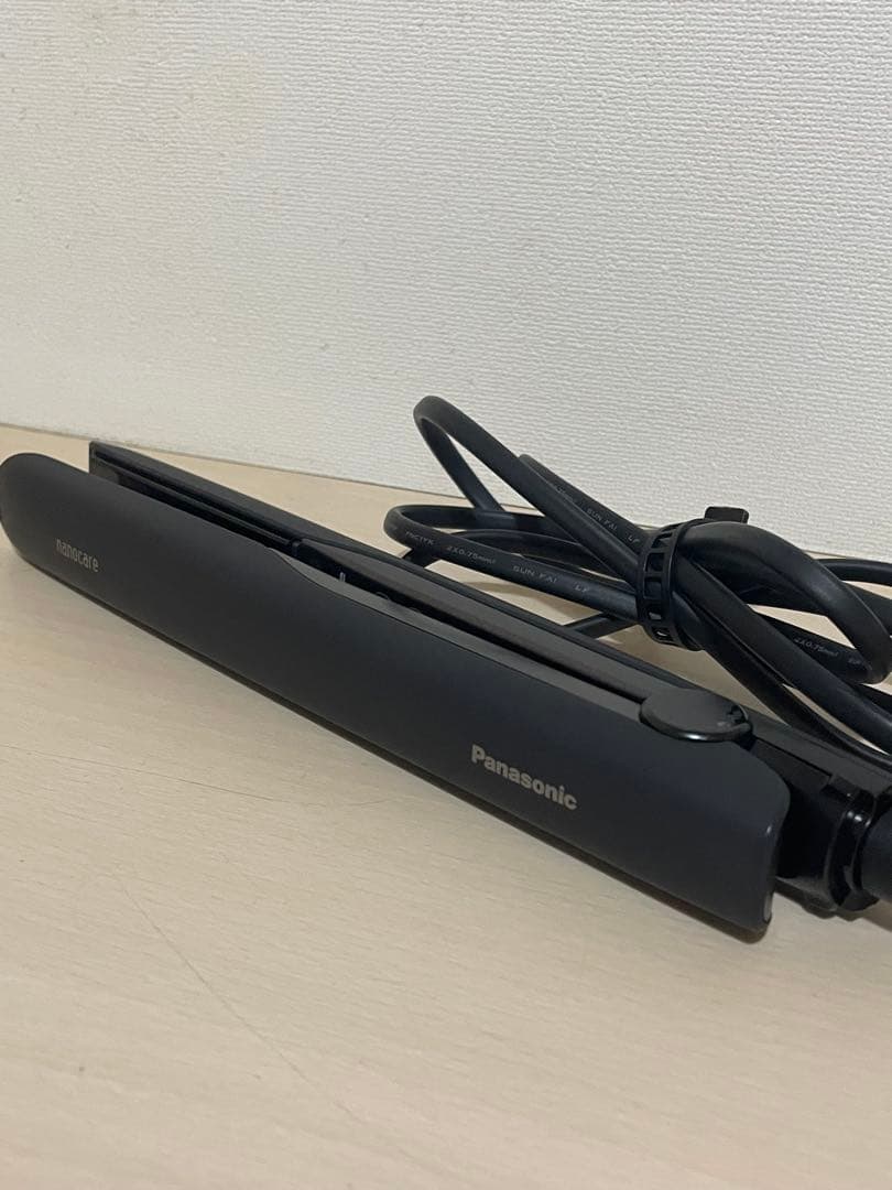 パナソニック　ストレートヘアアイロンEH-HS0J ストレートアイロン nanocare（ナノケア） 黒 EH-HS0J-K [交流（コード