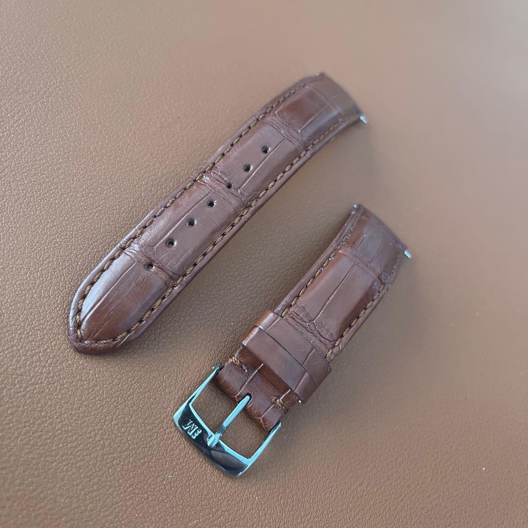 18mm時計ベルト モレラート茶色アリゲーター竹斑の通販はau PAY