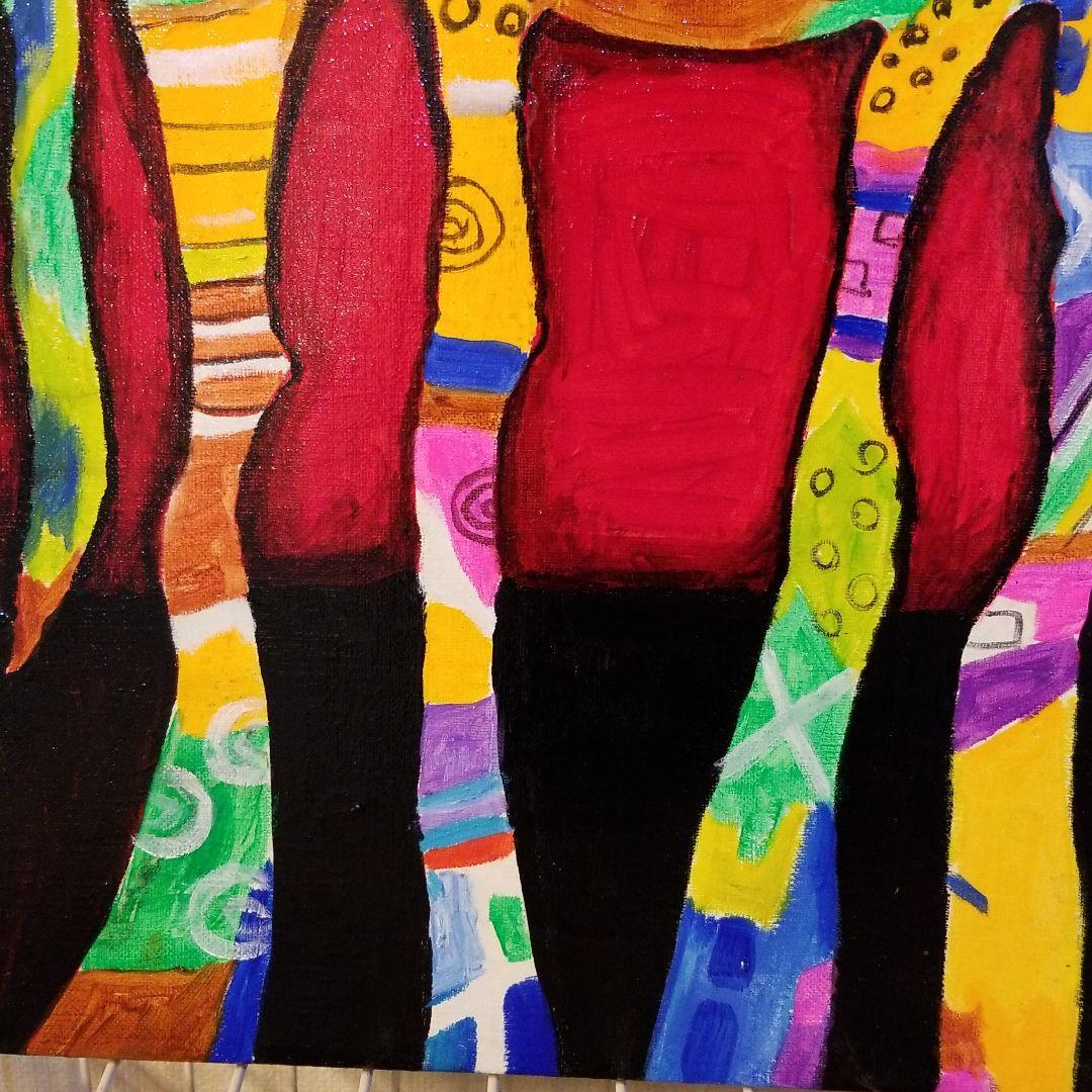 油絵 ゆうみ様専用 ベストフレンド*ヘラジカと鳥