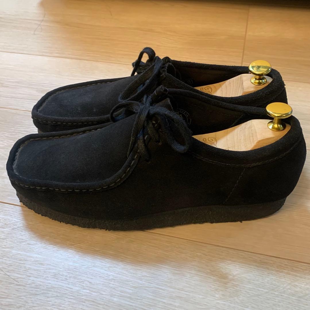 【大人気/美品】ワラビー（ブラック）/クラークスオリジナル【27.5cm】