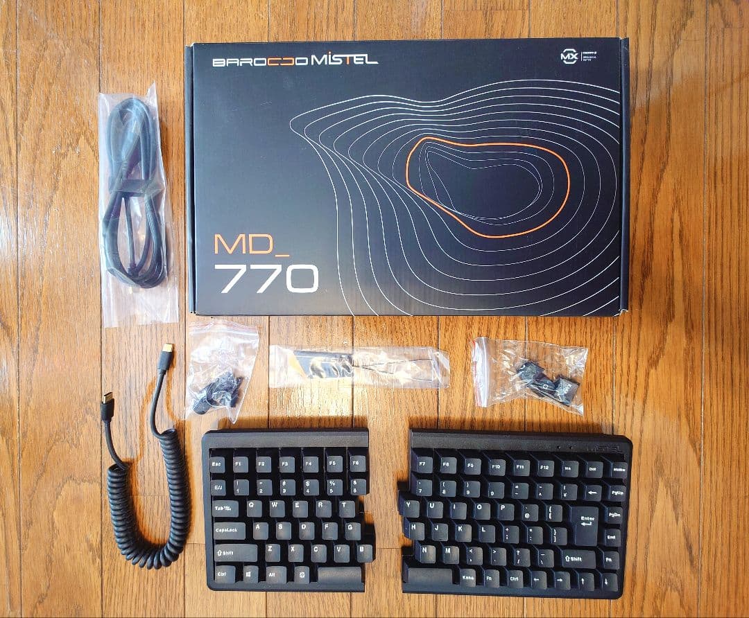 【週末セール】MISTEL MD770-PJP Cherry MX 静音赤軸 MISTEL（ミステル） Mistel MD770 JIS 有線 キーボード 日本語 JIS配列
