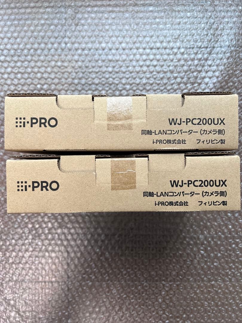 【新品未使用】i-PRO 同軸LANコンバー（カメラ側）WJ-PC200UX WJ-PC200UX i-PRO 同軸-LANコンバーターカメラ側 アイプロ(WJ-PC200