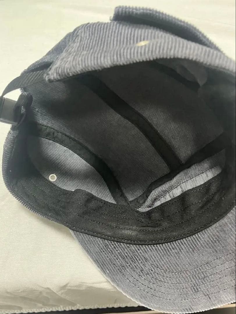 Supreme Corduroy Pocket Camp Cap グレー