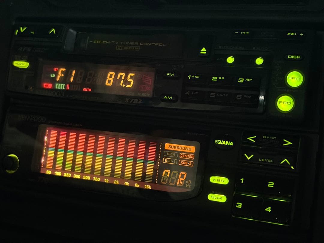 動作品】kenwood KRC-X727 KGC-770 - メルカリ