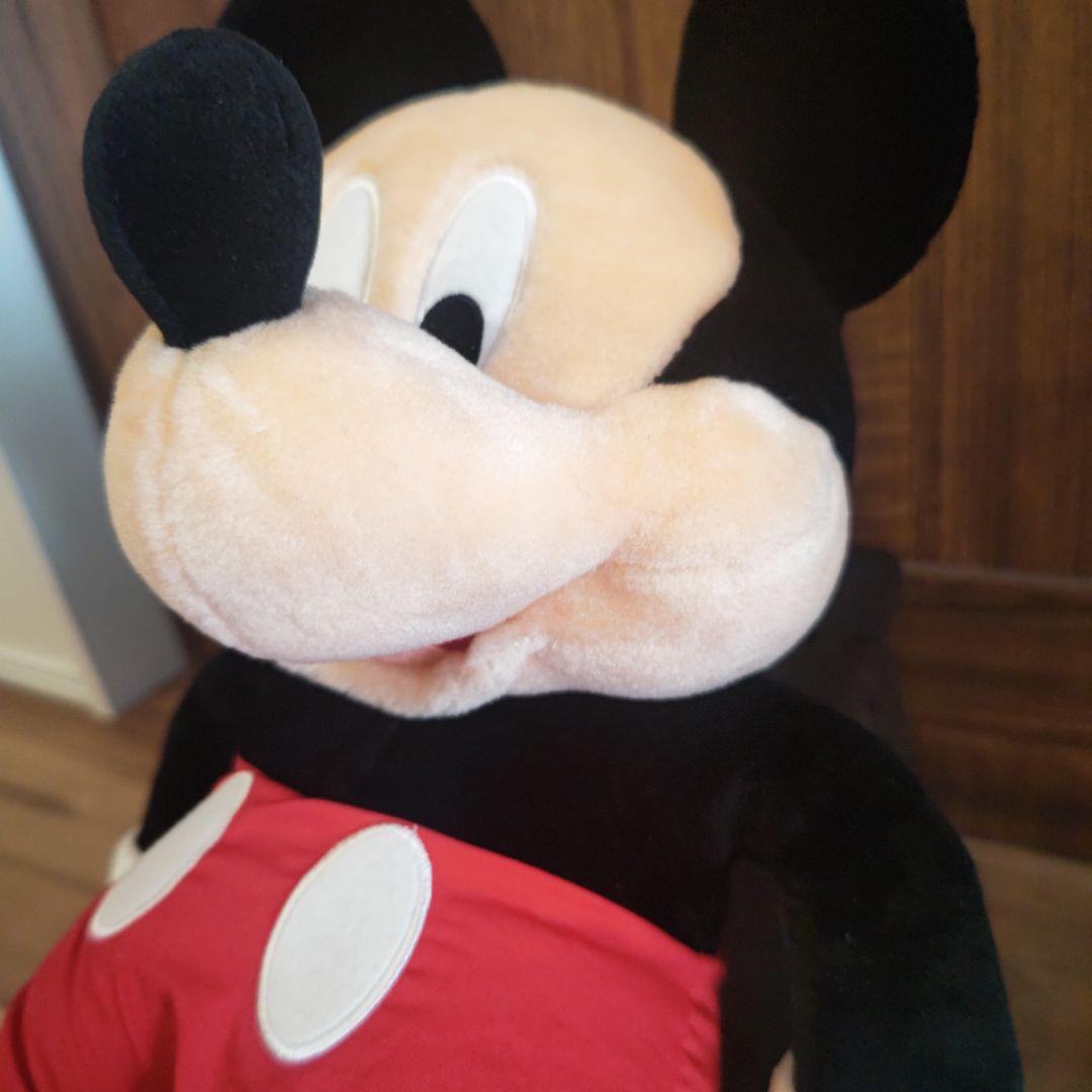 ミッキーマウス ぬいぐるみ 75周年プレミアム 特大 レトロぬいぐるみ