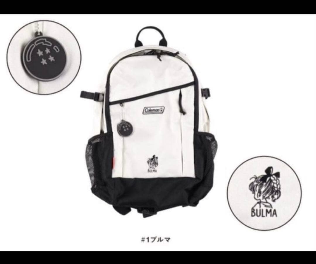 新品】RofJ ドラゴンボール × コールマン コラボリュック ブルマ＋粗品
