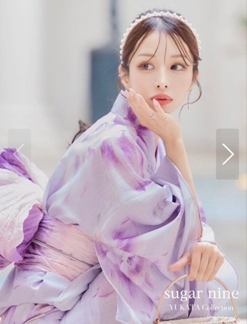 ストライプ地 ／グラデーション木蓮浴衣【浴衣3点セット 浴衣/帯/下駄】 楽天市場】浴衣 3点セット [浴衣+平帯or作り帯+下駄] レディース