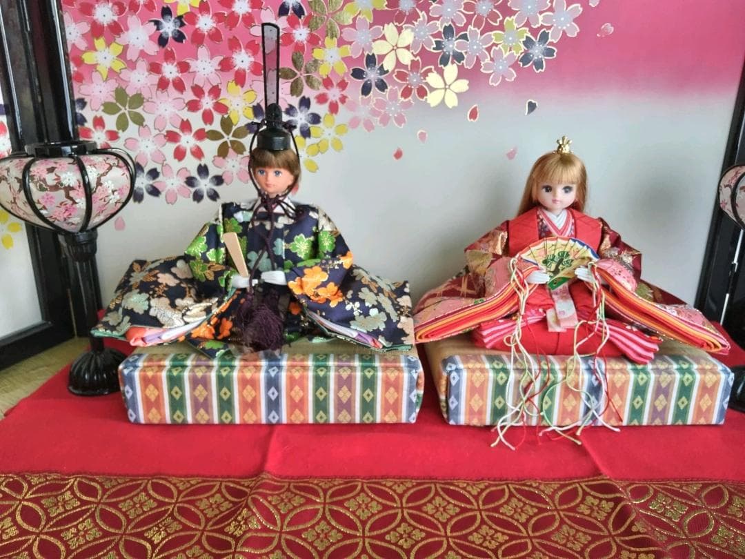 雛人形　リカちゃん 　かける君　親王雛セット　リメイク品　① 雛人形 リカちゃん はると君 親王雛セット リメイク品 - メルカリ
