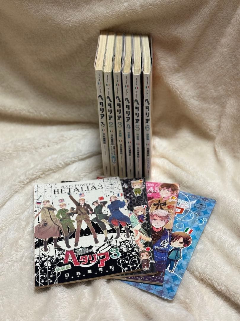 ヘタリア 全巻セット 1〜6巻 特典付き - メルカリ